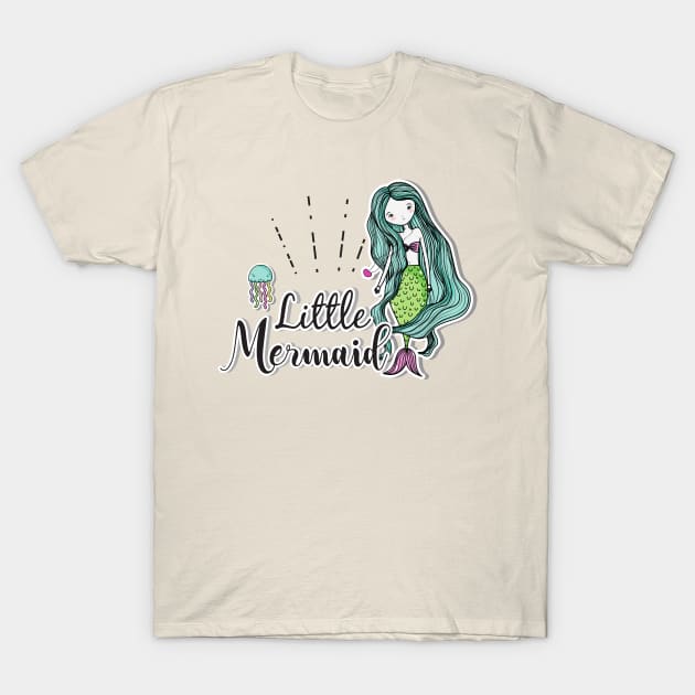 Little mermaids T-Shirt by Paciana Peroni